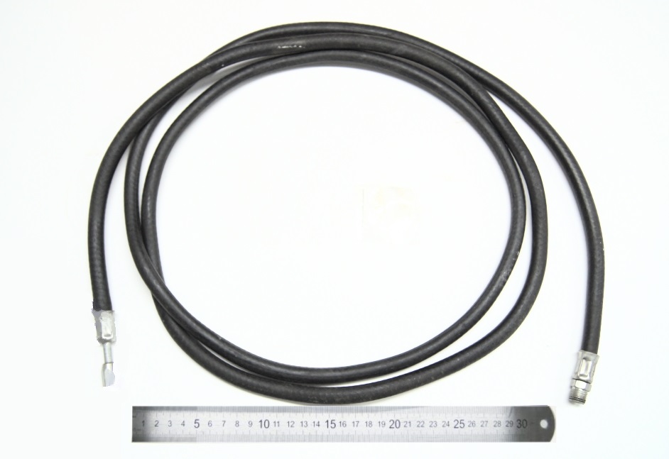 купить Шланг мех. указ. давления масла (3,5 м) (рукав ГОСТ в тканевой оплетке) штуцер-гайка / Зеленодольск