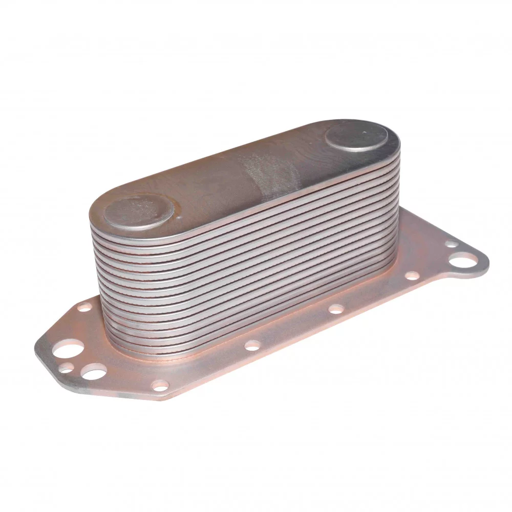 фото теплообменник (маслоохладитель) (6ct, isle, l, c, qsc, qsl) 5284362, 3944464, 3943460 3957533 dcec 3966365 